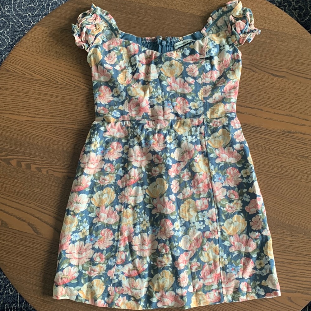 Off-the-shoulder corset mini dress